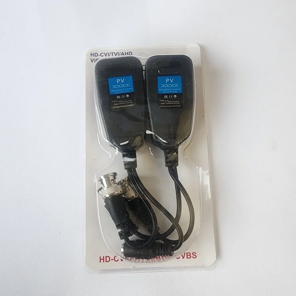 HD-CVI TVI AHD video balun Wire Conection Transmitter Bundle 9 Sets
